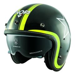 Helmet Jet NOS NS-1F Etoile Flour Yellow