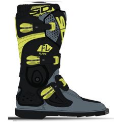 Bottes de moto Off Road Enfant Sidi FLAME Black Lime Gray