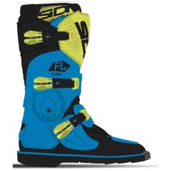 Bottes de moto Off Road Enfant Sidi FLAME Light Blu Lime Nero
