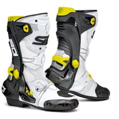 Bottes de moto Racing Homme Sidi REX White Black Yellow