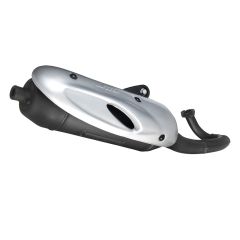 0747 - Full Exhaust LeoVince Sito Black PEUGEOT KISBEE 50 4T 4 stroke (10-20)