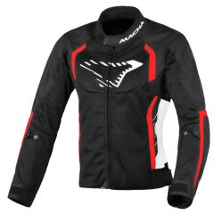 Blouson de moto Femme Macna Grisca Black / Red