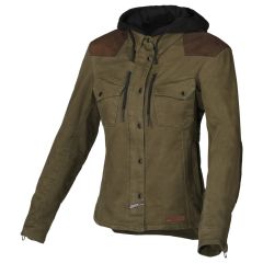 Blouson de moto Femme Macna Inland Green / Brown