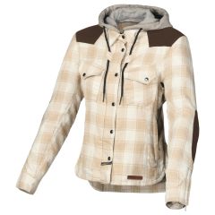 Blouson de moto Femme Macna Inland Beige / Brown
