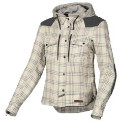 Blouson de moto Femme Macna Inland Beige / Pink