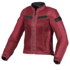 Blouson de moto Femme Macna Velotura Dark Red