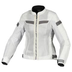 Blouson de moto Femme Macna Velotura Light Grey
