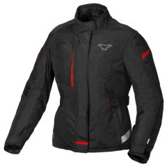 Blouson de moto Femme Macna Nivala Imperméable Black / Red