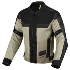 Blouson de moto Femme Macna Empire 2.0 Taupe / Black