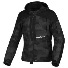 Blouson de moto Femme Macna Territor Imperméable Black / Grey