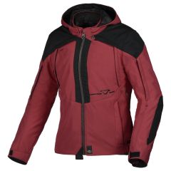 Blouson de moto Femme Macna Territor Imperméable Red / Black