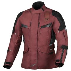 Blouson de moto Femme Macna Zastra Imperméable Dark Red