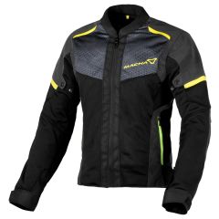 Blouson de moto Femme Macna Orcano 2.0 Night Eye Black / Yellow