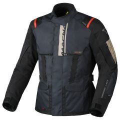 Blouson de moto Homme Macna Rancher 2.0 Imperméable Blue / Red