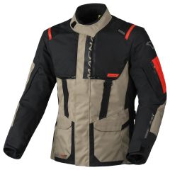 Blouson de moto Homme Macna Rancher 2.0 Imperméable Taupe / Black