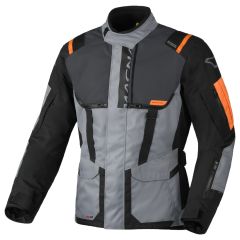 Blouson de moto Homme Macna Rancher 2.0 Imperméable Grey / Red