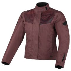 Blouson de moto Femme Macna Dromica Imperméable Dark Red