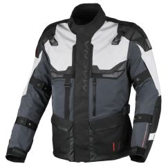 Blouson de moto Homme Macna Touros Imperméable Black / Grey