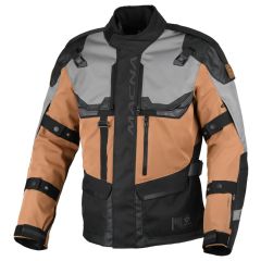 Blouson de moto Homme Macna Touros Imperméable Brown / Grey