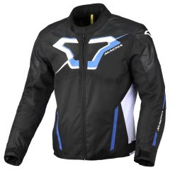 Blouson de moto Homme Macna Tazar 2.0 Imperméable Black / Blue