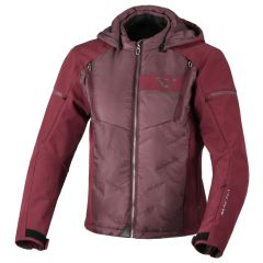 Blouson de moto Femme Macna Cocoon 2.0 Imperméable Dark Red