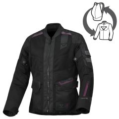 Blouson de moto Femme Macna Travelair Black