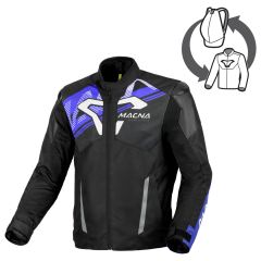 Blouson de moto Homme Macna Sevent Imperméable Black / Blue