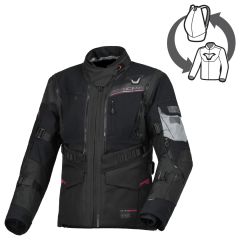 Blouson de moto Femme Macna Flexodus Imperméable Black