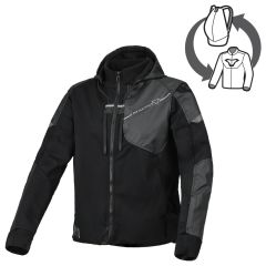 Blouson de moto Femme Macna Distec Imperméable Black