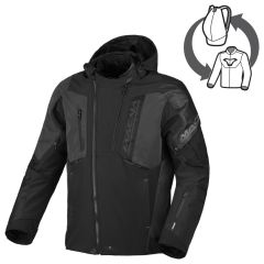 Blouson de moto Homme Macna Angle 2.0 Imperméable Black