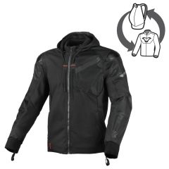 Blouson de moto Homme Macna Distec Imperméable Black