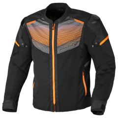 Blouson de moto Homme Macna Orcano 2.0 Black / Orange