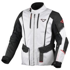 Blouson de moto Homme Macna Air Hybrid 2.0 Imperméable Grey / Black
