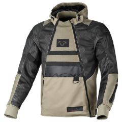 Blouson de moto Homme Macna Rebelite Black / Taupe