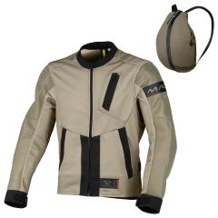 Blouson de moto Homme Macna Torido Black / Taupe