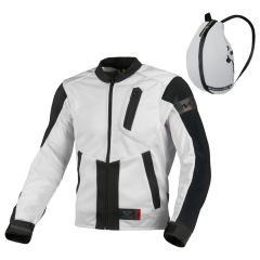 Blouson de moto Homme Macna Torido Light Grey
