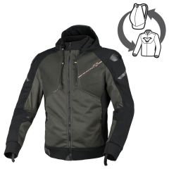 Blouson de moto Homme Macna Brero Green / Black