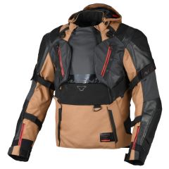 Blouson de moto Homme Macna Tryton Imperméable Brown / Black