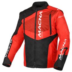 Blouson de motocross Homme Macna Crest Black / Red