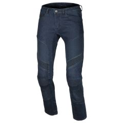 Motorcycle Pants Denim Man Macna Livity Dark Blue
