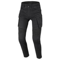 Motorcycle Pants Denim Man Macna Durham Easy Fit Black