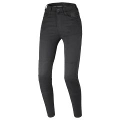 Motorcycle Pants Denim Woman Macna Bernis Skinny Fit Black