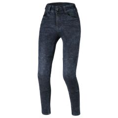 Motorcycle Pants Denim Woman Macna Bernis Skinny Fit Blue