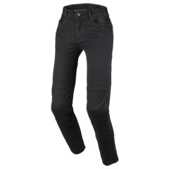 Motorcycle Pants Denim Woman Macna Lockwood Straight Black