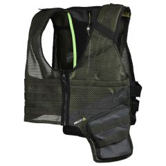 Motorcycle Vest Macna MUTV Backance Green / Black