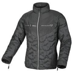 Blouson de moto Femme Macna Ascent Chauffant électroniquement Black