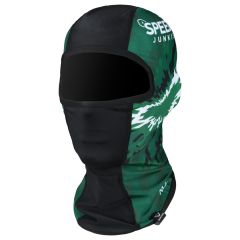 Motorcycle Balaclava Macna Mane Grey / Green