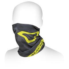 Motorcycle Neck Warmer Macna Summer Logo Grey / Yellow
