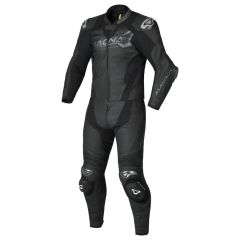 Motorcycle Suit Leather Man Macna Blitz 2pc Black
