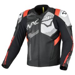 Blouson de moto Cuir Homme Macna Ignite Black / Red